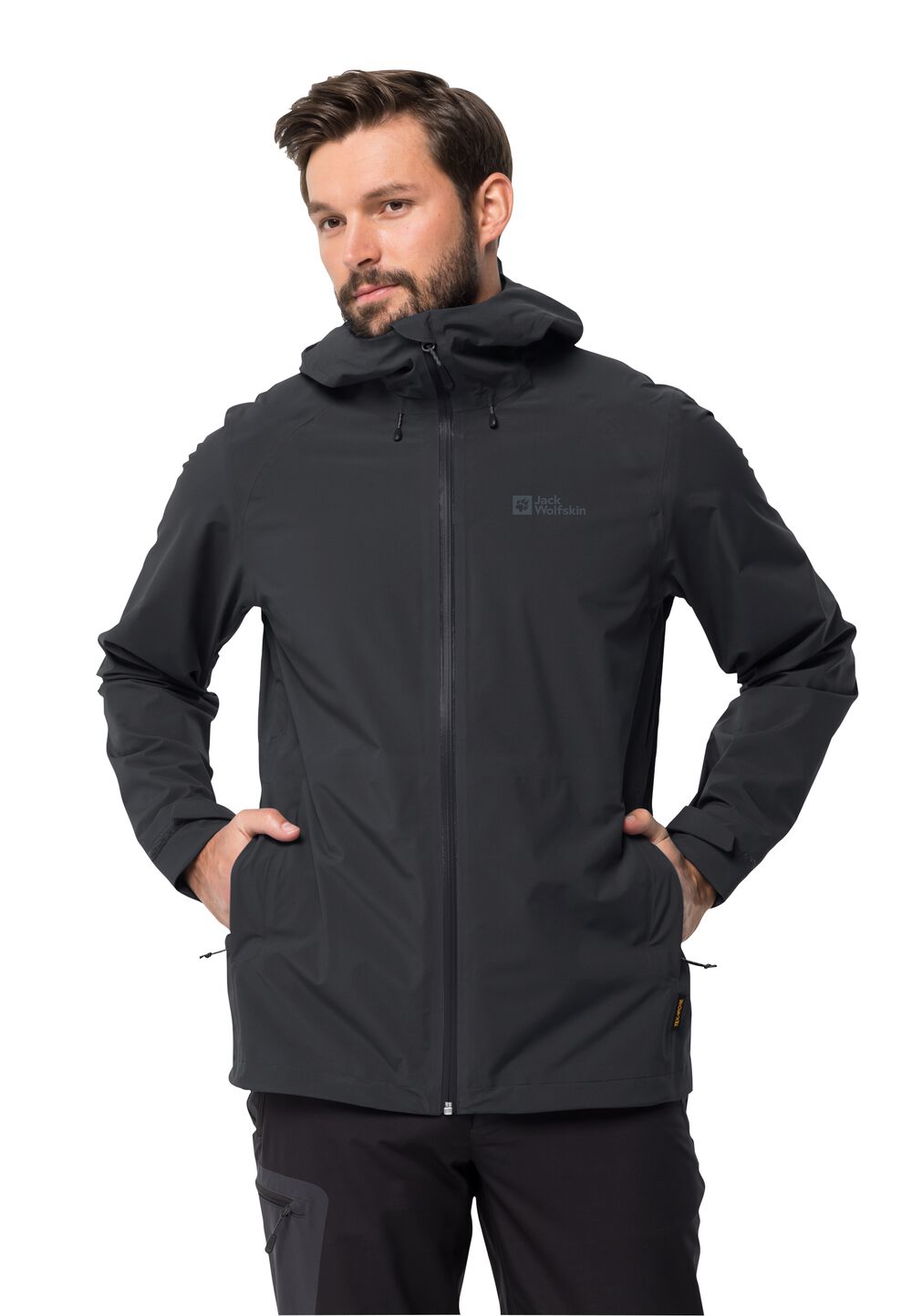 Jack Wolfskin Regenjacke Herren Highest Peak Jacket Men S phantom phantom von Jack Wolfskin