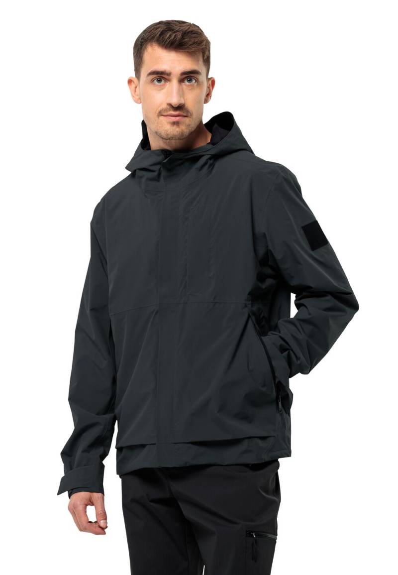 Jack Wolfskin Regenjacke Herren Mainkai Jacket Men XXXL phantom Phantom von Jack Wolfskin