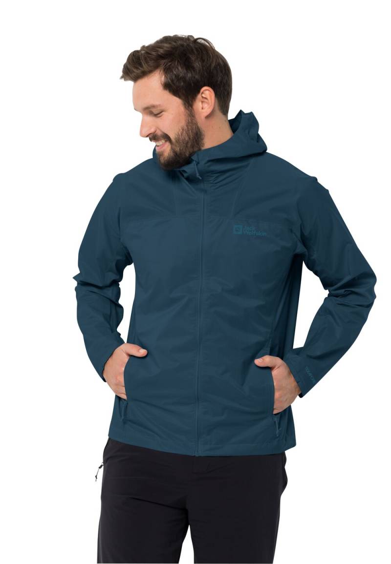 Jack Wolfskin Regenjacke Herren Prelight 2.5L Jacket Men L dark sea dark sea von Jack Wolfskin