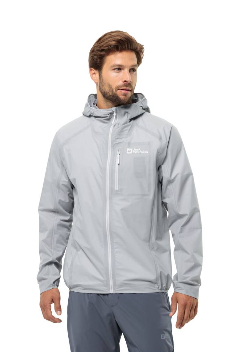 Jack Wolfskin Regenjacke Herren Prelight 3L Jacket Men M cool grey Cool Grey von Jack Wolfskin