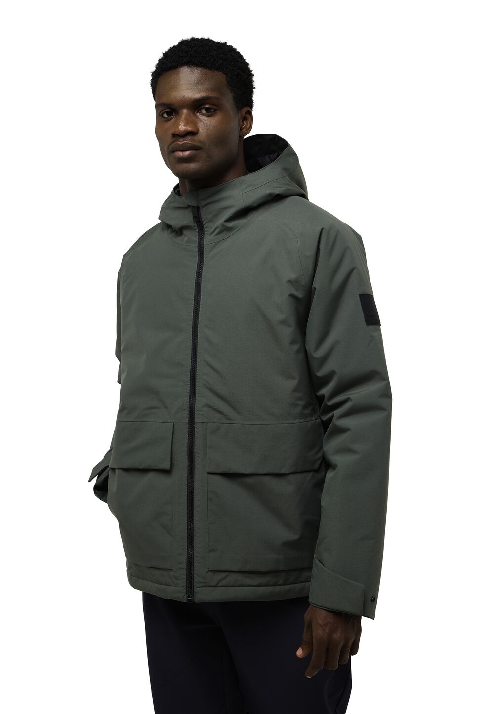 Jack Wolfskin Regenjacke Herren Tempeltor Jacket Men L slate green slate green von Jack Wolfskin