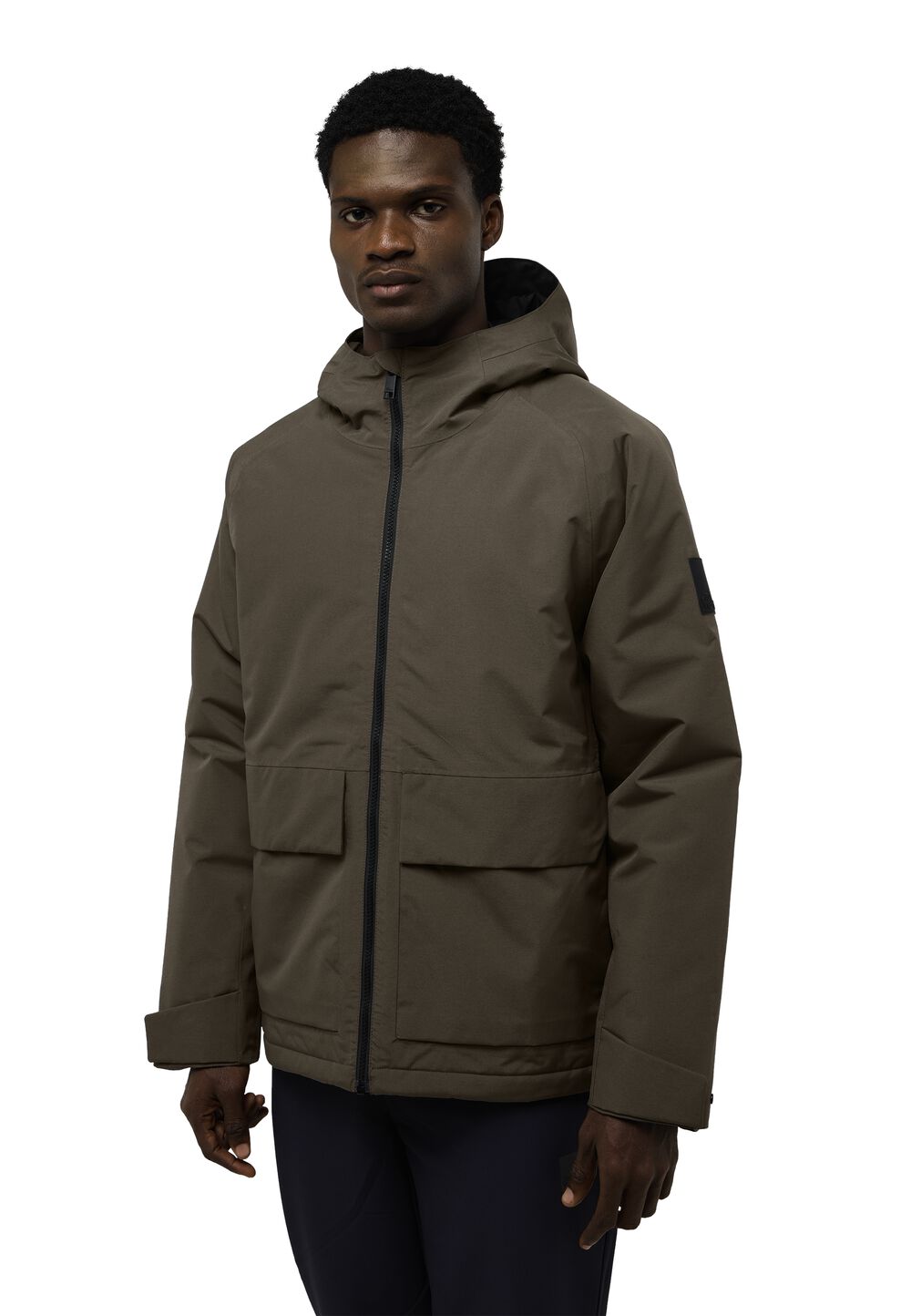 Jack Wolfskin Regenjacke Herren Tempeltor Jacket Men S cold coffee cold coffee von Jack Wolfskin