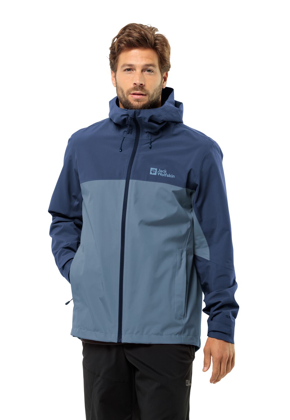 Jack Wolfskin Regenjacke Herren Weiltal 2L Jacket Men M elemental blue Elemental Blue von Jack Wolfskin