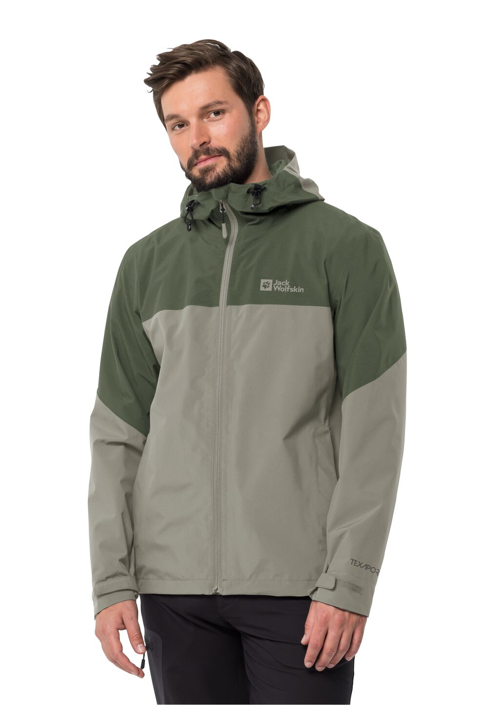 Jack Wolfskin Regenjacke Herren Weiltal 2L Jacket Men S misty green misty green von Jack Wolfskin