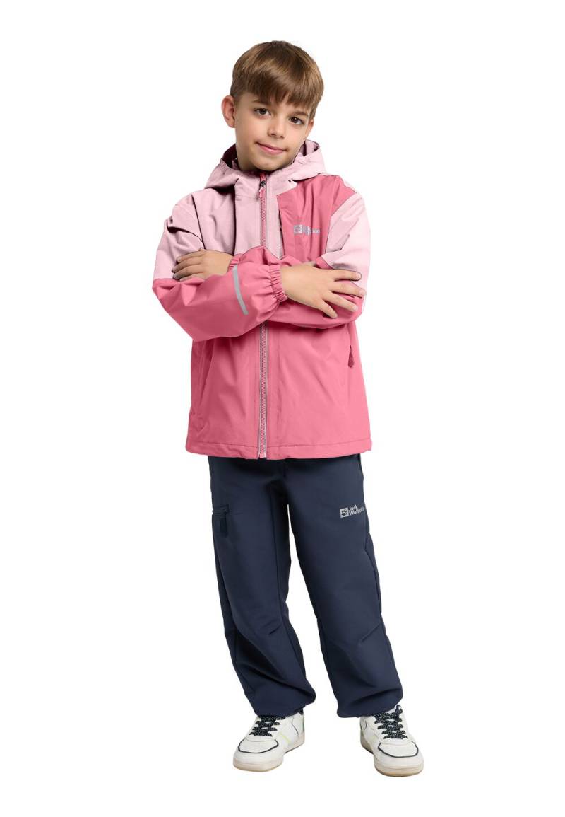 Jack Wolfskin Regenjacke Kinder Actamic 2L Jacket Kids 176 soft pink soft pink von Jack Wolfskin