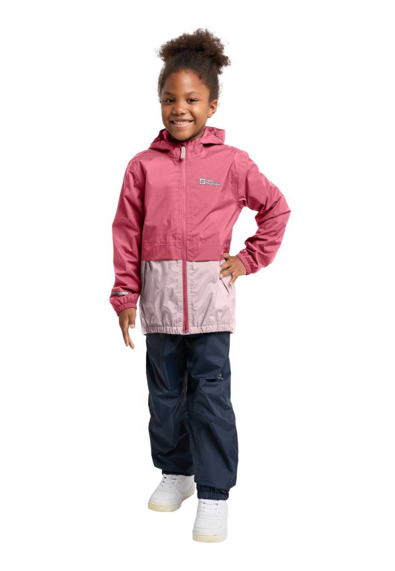 Jack Wolfskin Regenjacke Kinder Rainy Days 2L Jacket Kids 92 soft pink soft pink von Jack Wolfskin