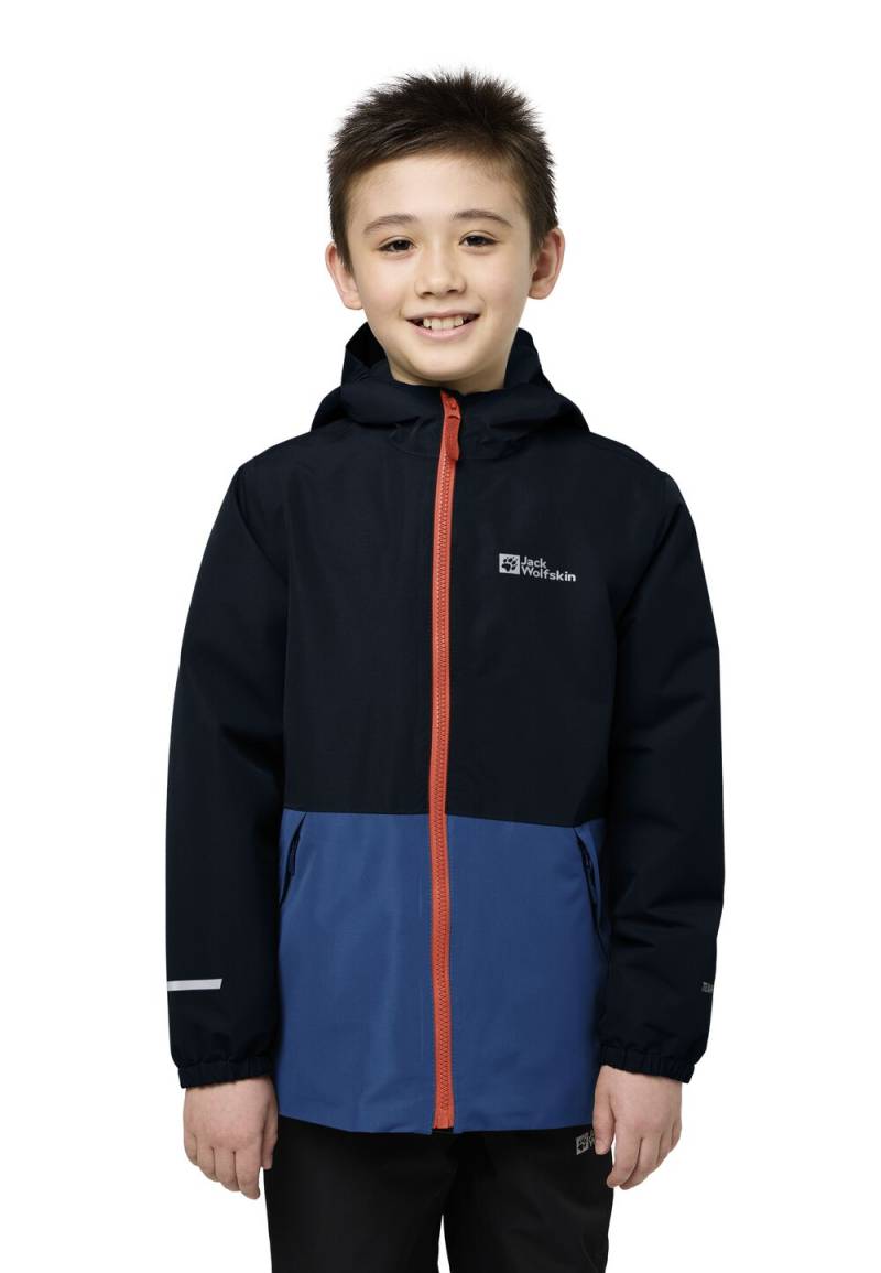 Jack Wolfskin Regenjacke Kinder Snowy Days Jacket Kids 128 crisp cobalt crisp cobalt von Jack Wolfskin