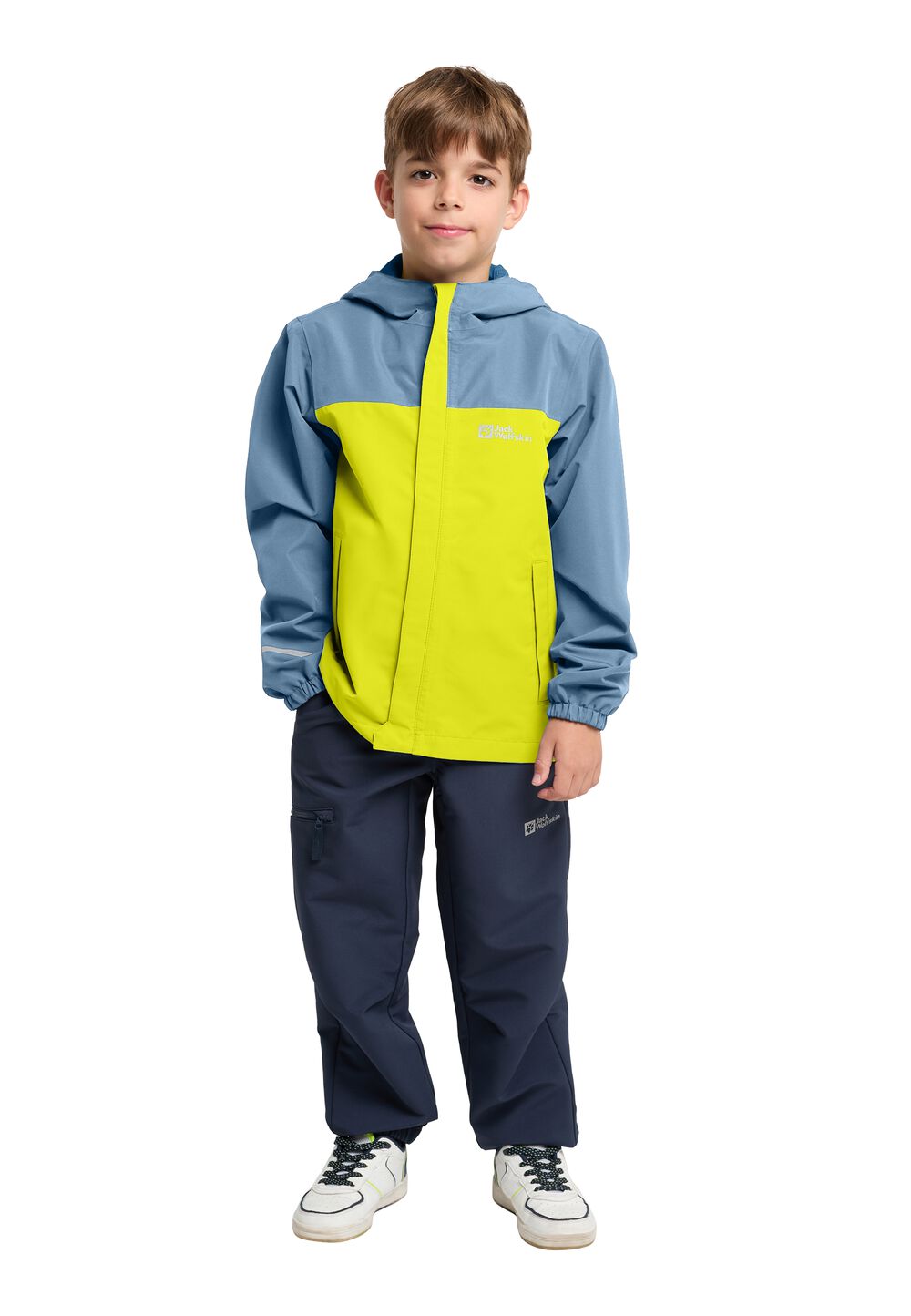 Jack Wolfskin Regenjacke Kinder Tucan Jacket Kids 104 orange firefly von Jack Wolfskin