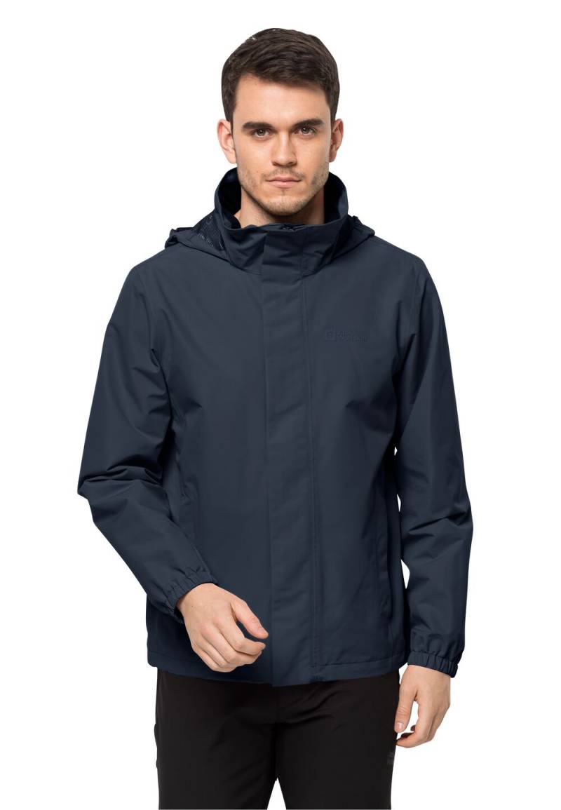 Jack Wolfskin Regenjacke Herren Stormy Point 2L Jacket Men S blau night blue von Jack Wolfskin