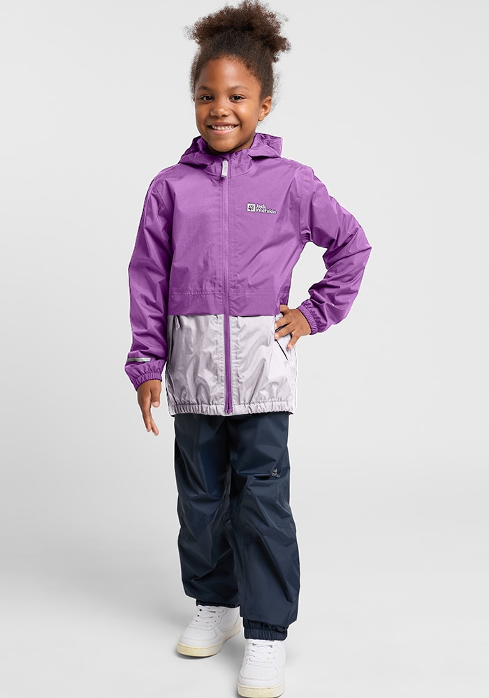 Jack Wolfskin Regenjacke »RAINY DAYS 2L JKT K«, mit Kapuze von Jack Wolfskin