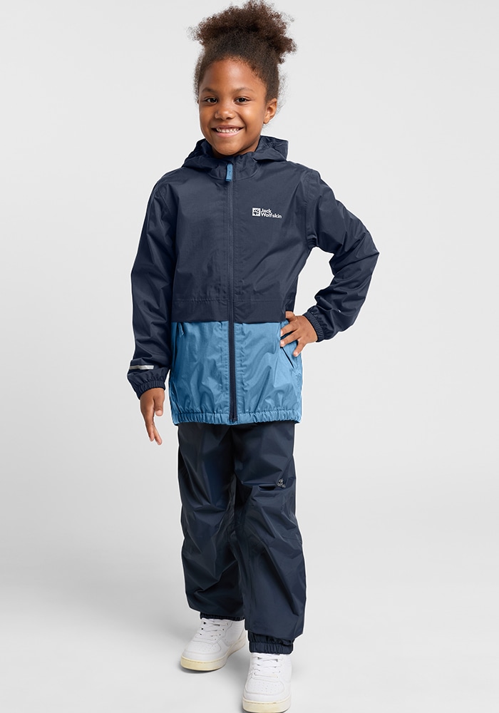 Jack Wolfskin Regenjacke »RAINY DAYS 2L JKT K«, mit Kapuze von Jack Wolfskin