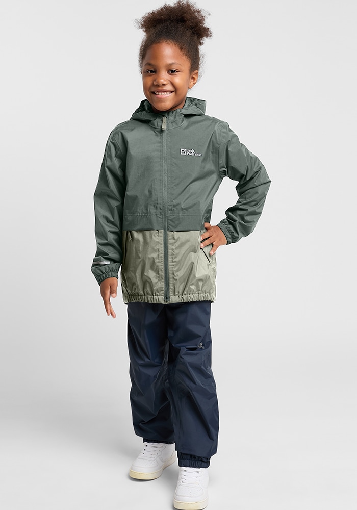 Jack Wolfskin Regenjacke »RAINY DAYS 2L JKT K«, mit Kapuze von Jack Wolfskin