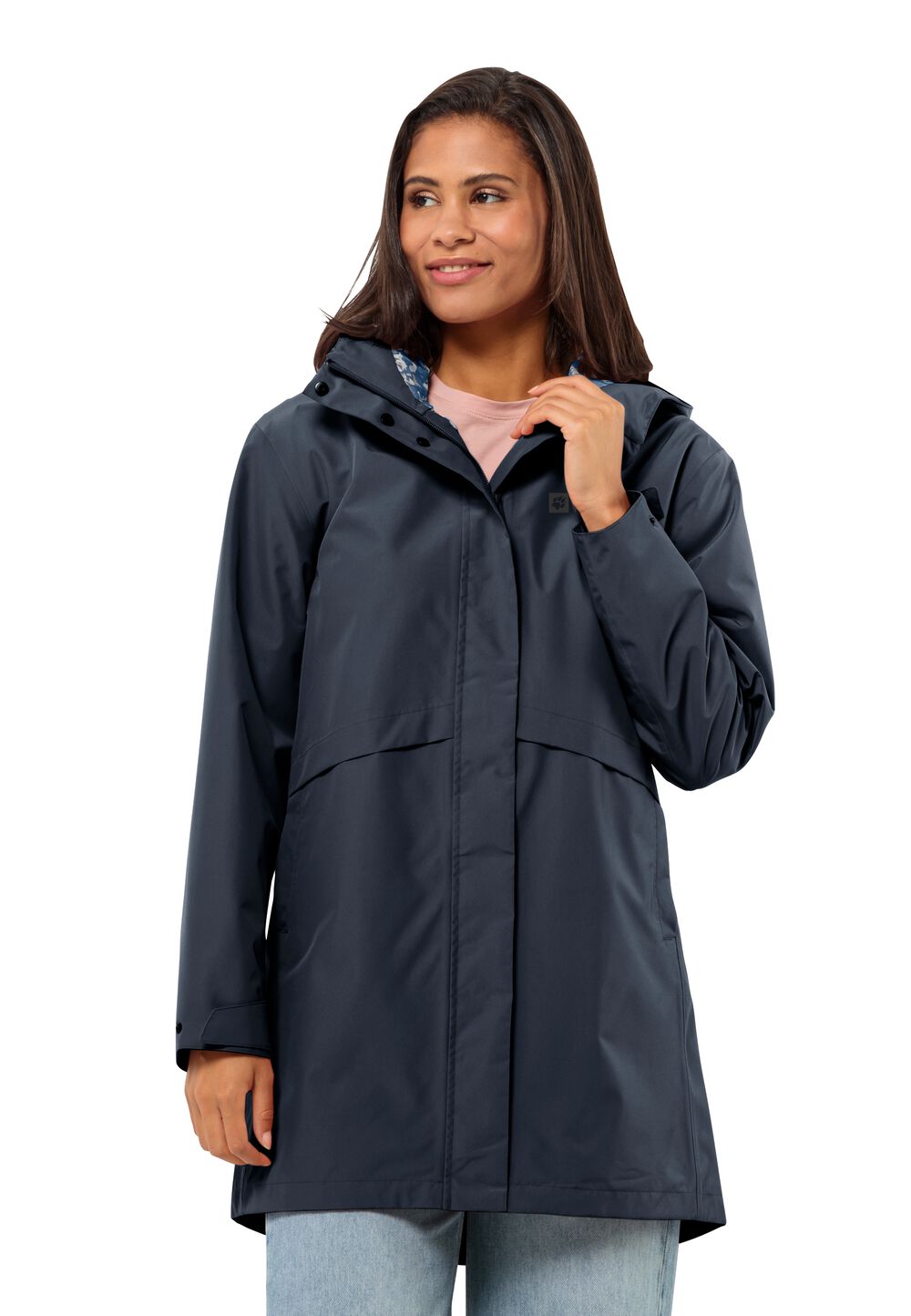 Jack Wolfskin Regenmantel Damen Cape West Coat Women S blau night blue von Jack Wolfskin