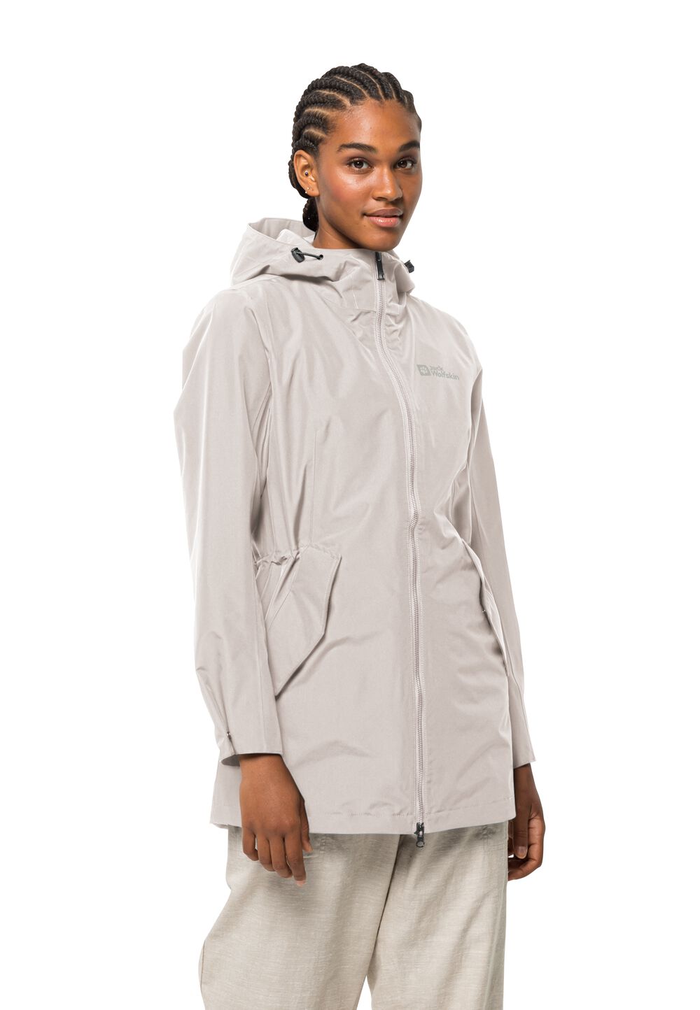 Jack Wolfskin Regenmantel Damen Dakar Parka Women L sea shell Sea Shell von Jack Wolfskin