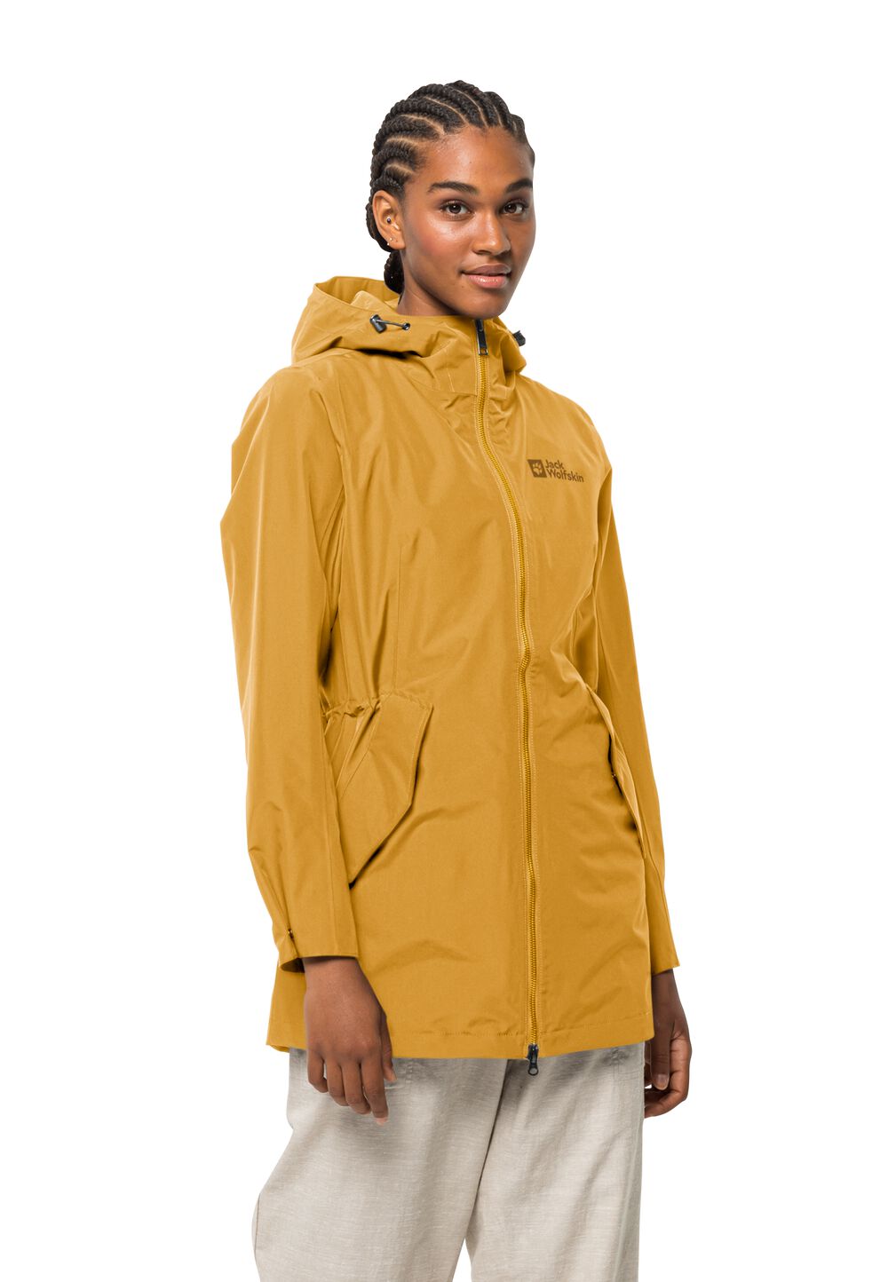 Jack Wolfskin Regenmantel Damen Dakar Parka Women M curry Curry von Jack Wolfskin