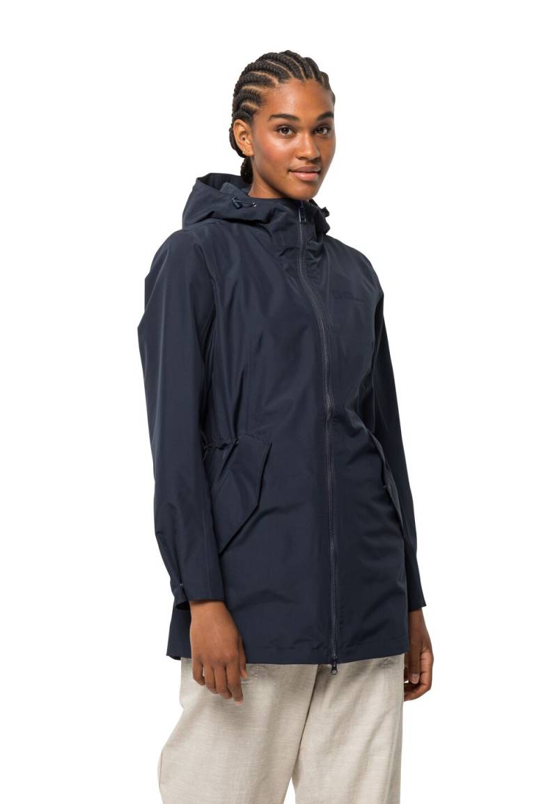 Jack Wolfskin Regenmantel Damen Dakar Parka Women S blau night blue von Jack Wolfskin