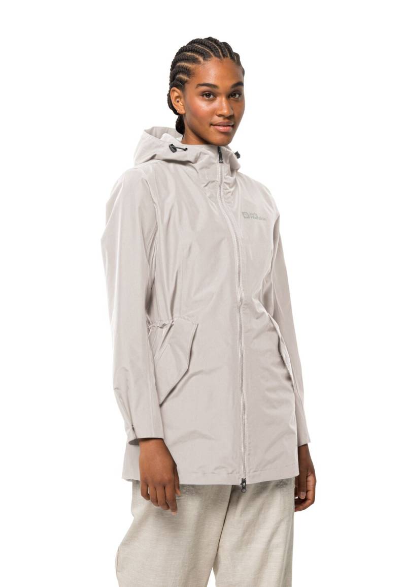 Jack Wolfskin Regenmantel Damen Dakar Parka Women XS sea shell Sea Shell von Jack Wolfskin