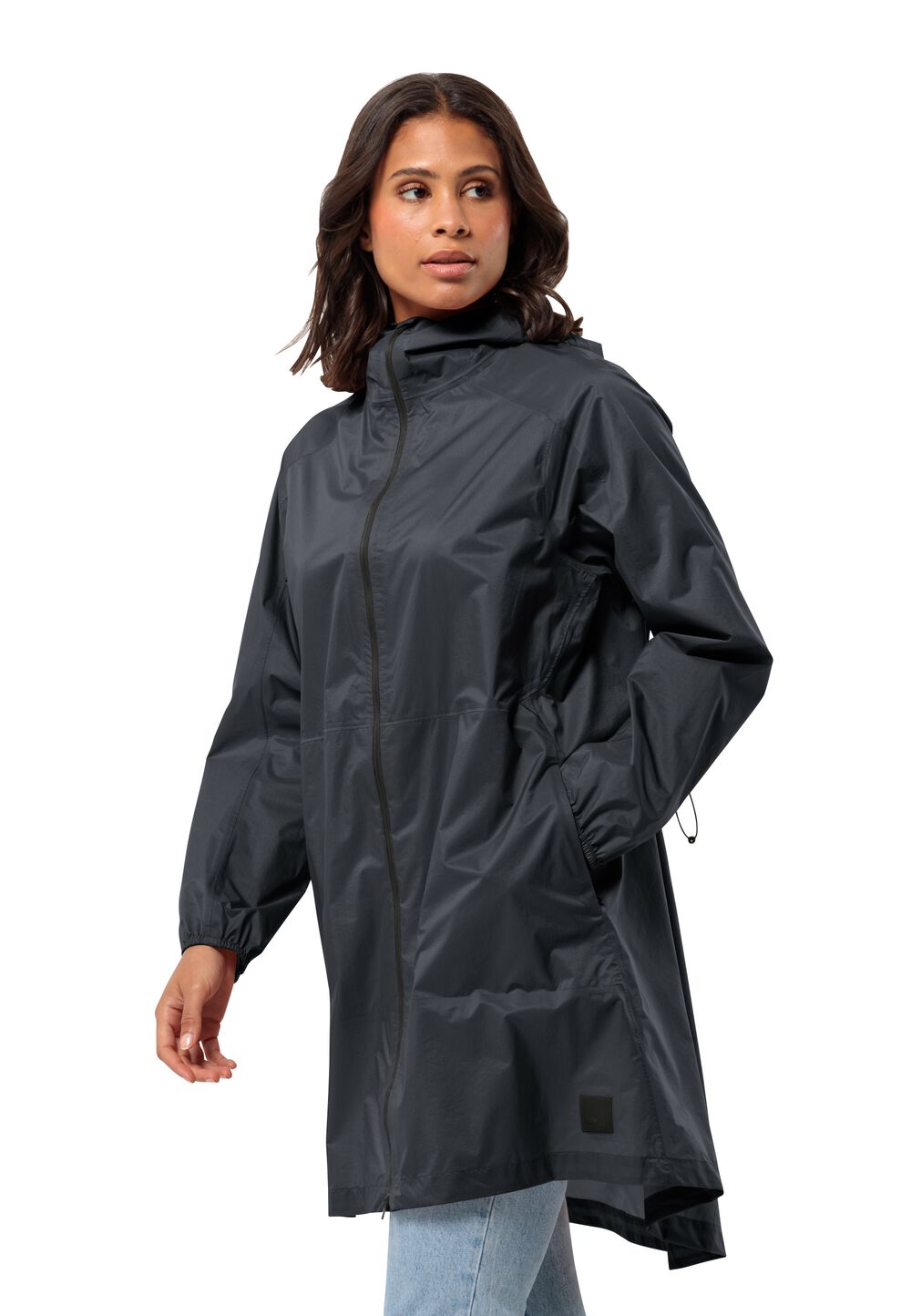 Jack Wolfskin Regenmantel Damen Gutleut Coat Women XS phantom Phantom von Jack Wolfskin