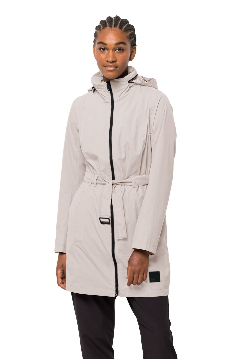 Jack Wolfskin Regenmantel Damen Norden Port Coat Women L sea shell sea shell von Jack Wolfskin