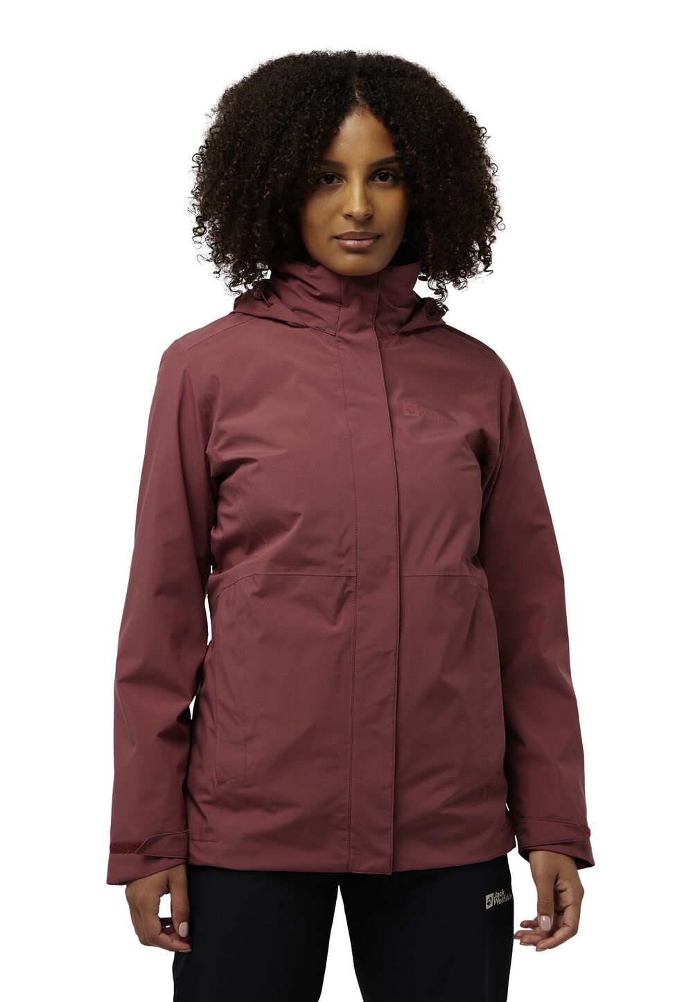 Jack Wolfskin Rotwand 3in1 Jacket Women L red ochre red ochre von Jack Wolfskin