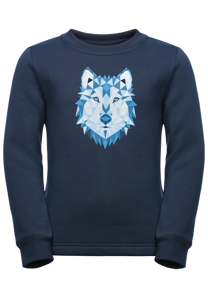 Jack Wolfskin Rundhalspullover »ANIMAL PULLOVER K« von Jack Wolfskin