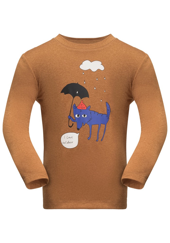 Jack Wolfskin Rundhalspullover »GLEELY LONGSLEEVE K« Jack Wolfskin Rundhalspullover »GLEELY LONGSLEEVE K« von Jack Wolfskin