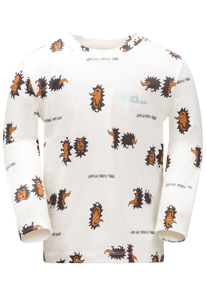 Jack Wolfskin Rundhalspullover »GLEELY PRINT LONGSLEEVE K« von Jack Wolfskin