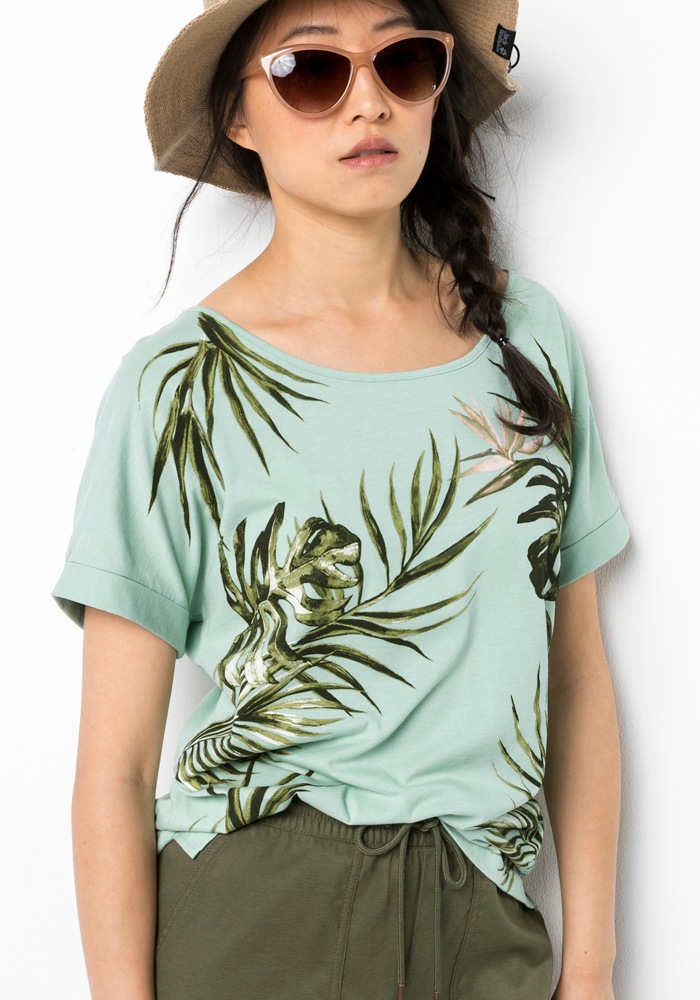 Jack Wolfskin Rundhalsshirt »TROPICAL LEAF T W« von Jack Wolfskin