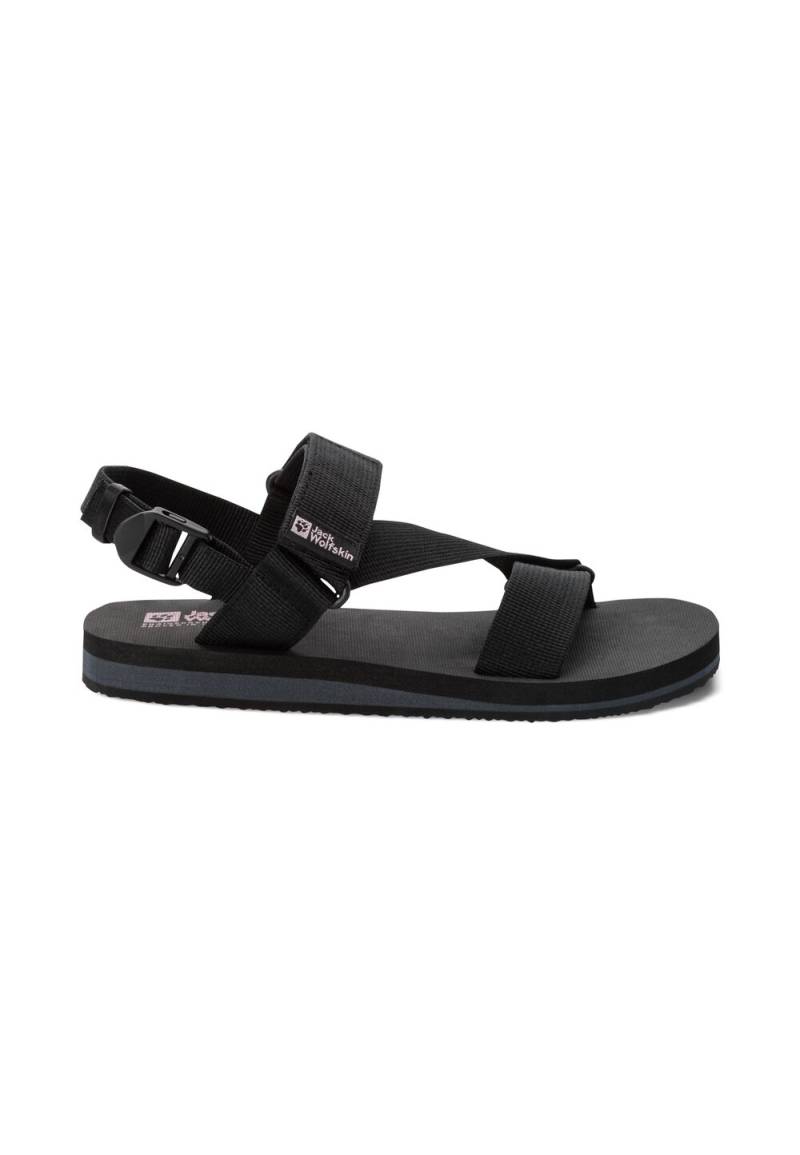 Jack Wolfskin Sandale Damen Urban Entdeckung Belts Sandal Women 36 black black von Jack Wolfskin