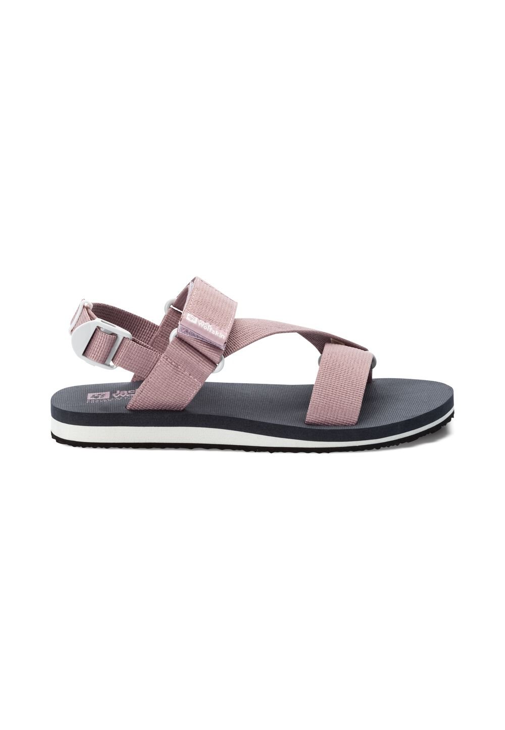 Jack Wolfskin Sandale Damen Urban Entdeckung Belts Sandal Women 37 quail quail von Jack Wolfskin