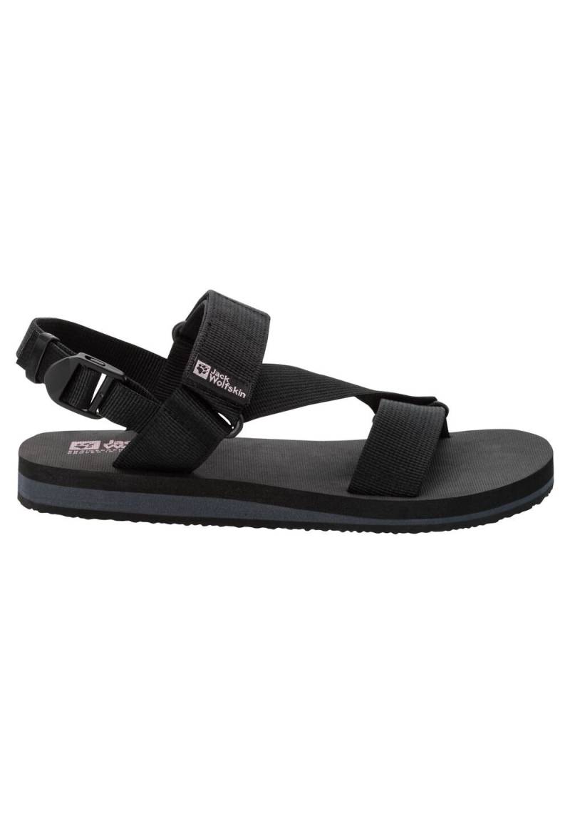 Jack Wolfskin Sandale Damen Urban Entdeckung Belts Sandal Women 37 black black von Jack Wolfskin