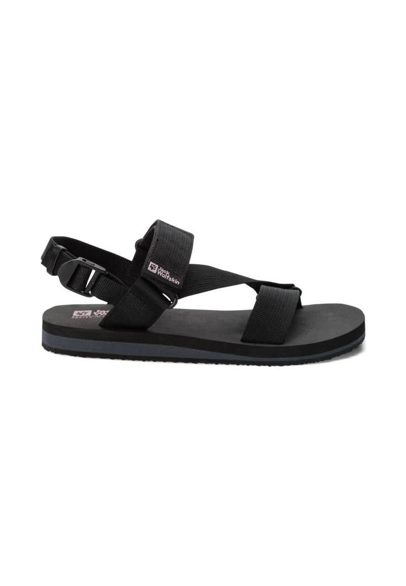 Jack Wolfskin Sandale Damen Urban Entdeckung Belts Sandal Women 39.5 black black von Jack Wolfskin