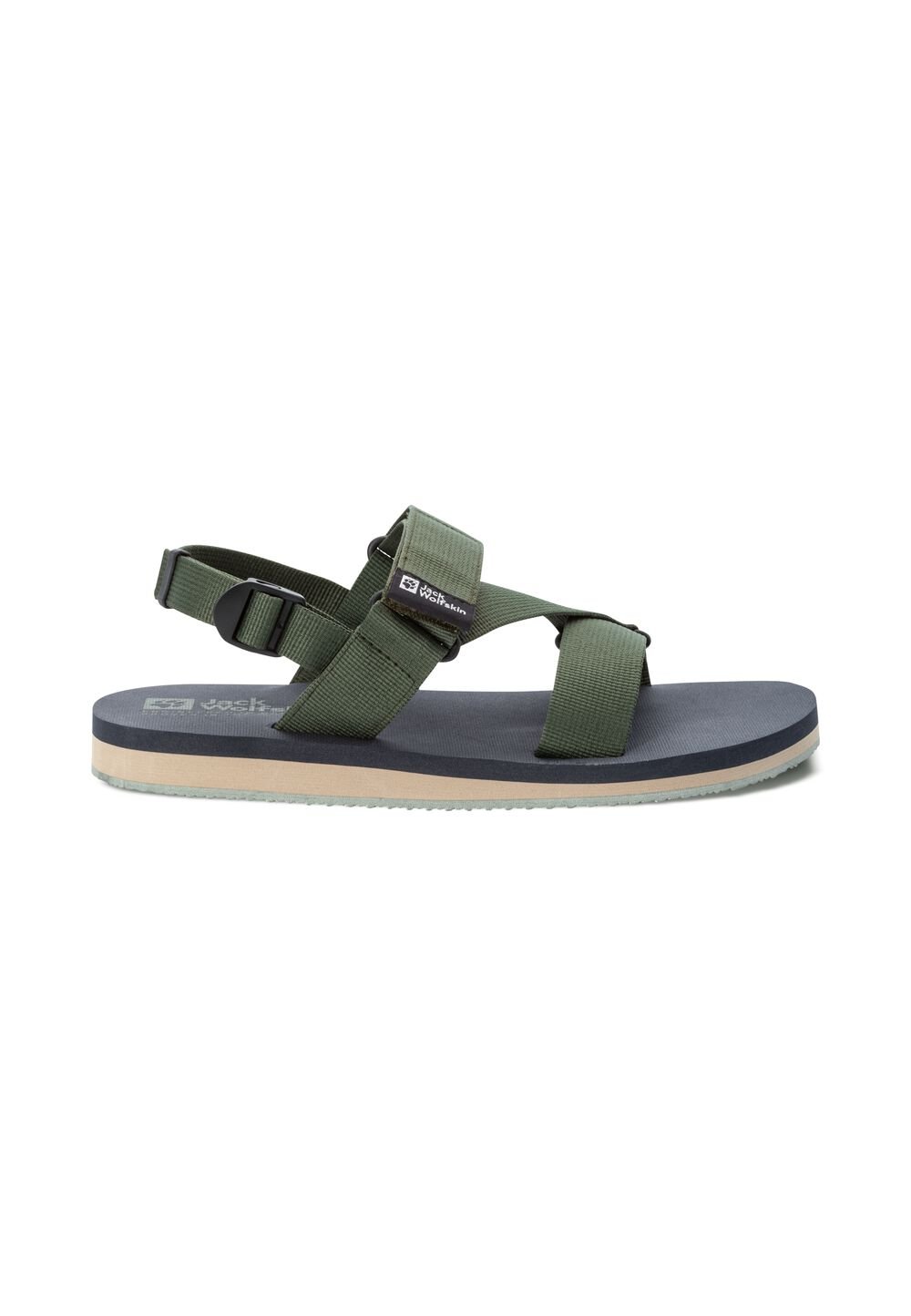 Jack Wolfskin Sandale Herren Urban Entdeckung Belts Sandal Men 40.5 thyme green Thyme Green von Jack Wolfskin