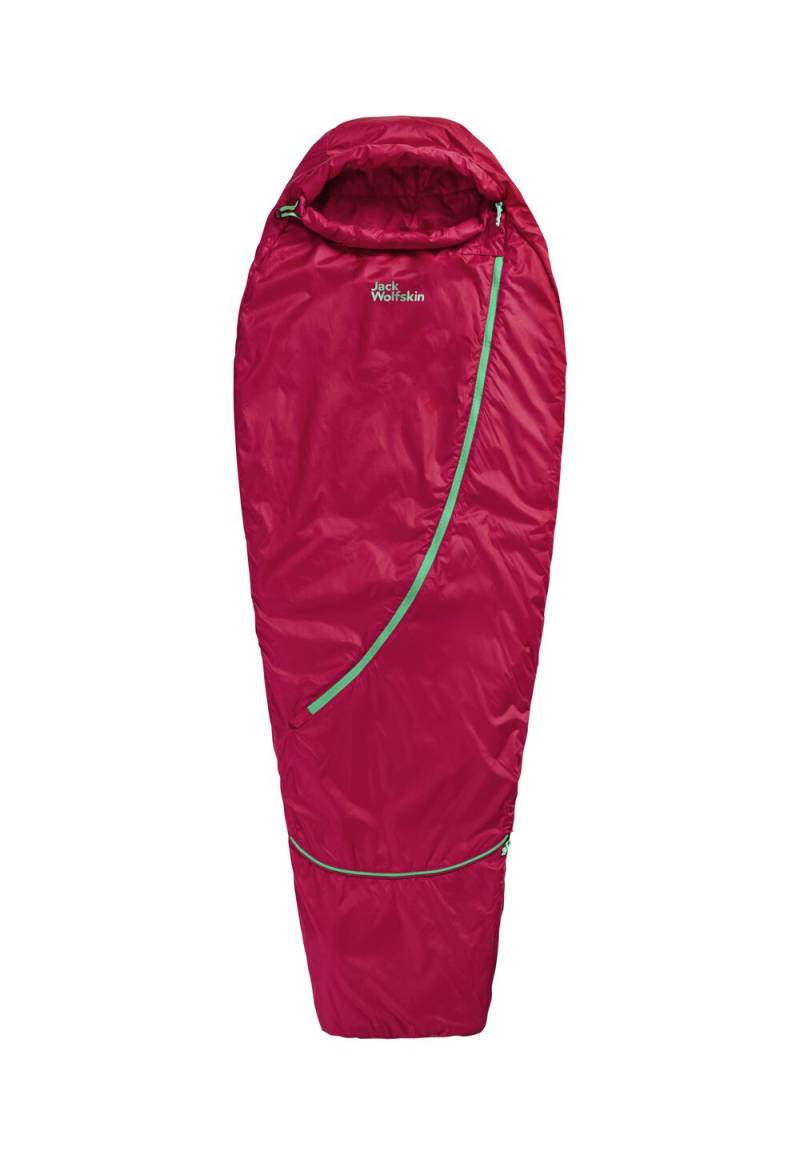 Jack Wolfskin Schlafsack für Kinder Grow UP Dreamer left pink dahlia pink dahlia von Jack Wolfskin