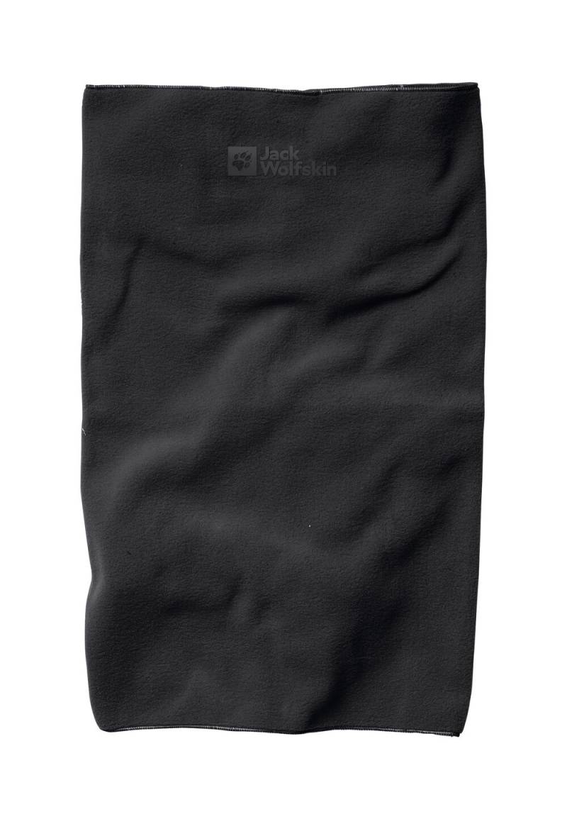 Jack Wolfskin Schlauchschal aus Fleece Real Stuff Loop One Size black black von Jack Wolfskin