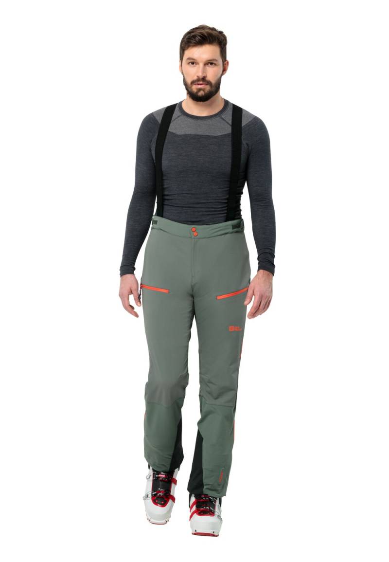 Jack Wolfskin Skitouren-Hose mit RECCO® Ortungssystem Herren Alpspitze Pants Men 46 hedge green Hedge Green von Jack Wolfskin