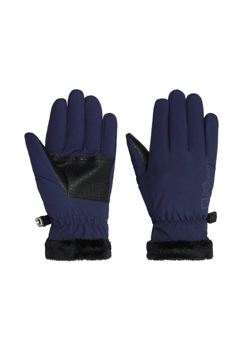 Jack Wolfskin Softshell-Handschuhe Kinder Highloft Glove Kids 128 blau night blue von Jack Wolfskin