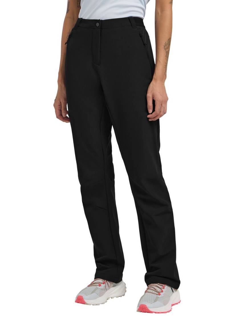 Jack Wolfskin Softshell-Wanderhose Damen Geigelstein Pants Women 36L black black von Jack Wolfskin