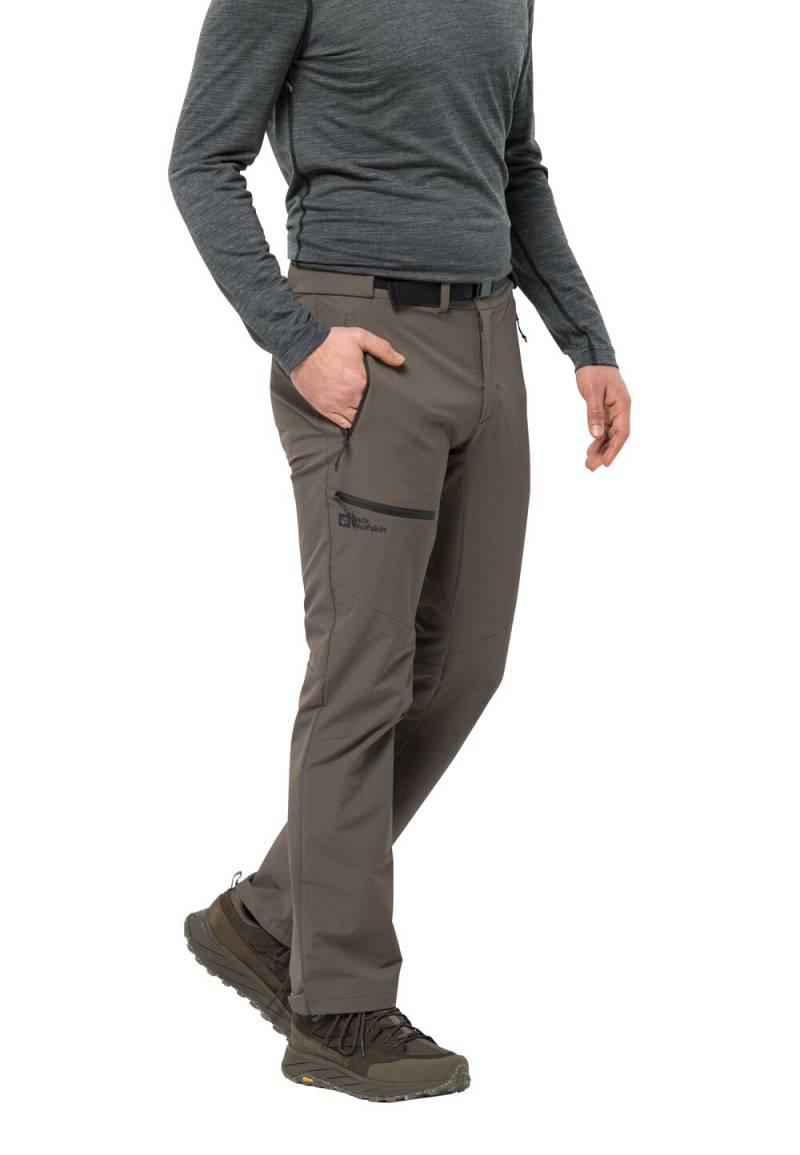 Jack Wolfskin Softshell-Wanderhose Herren Holdsteig Pants Men 50 cold coffee cold coffee von Jack Wolfskin