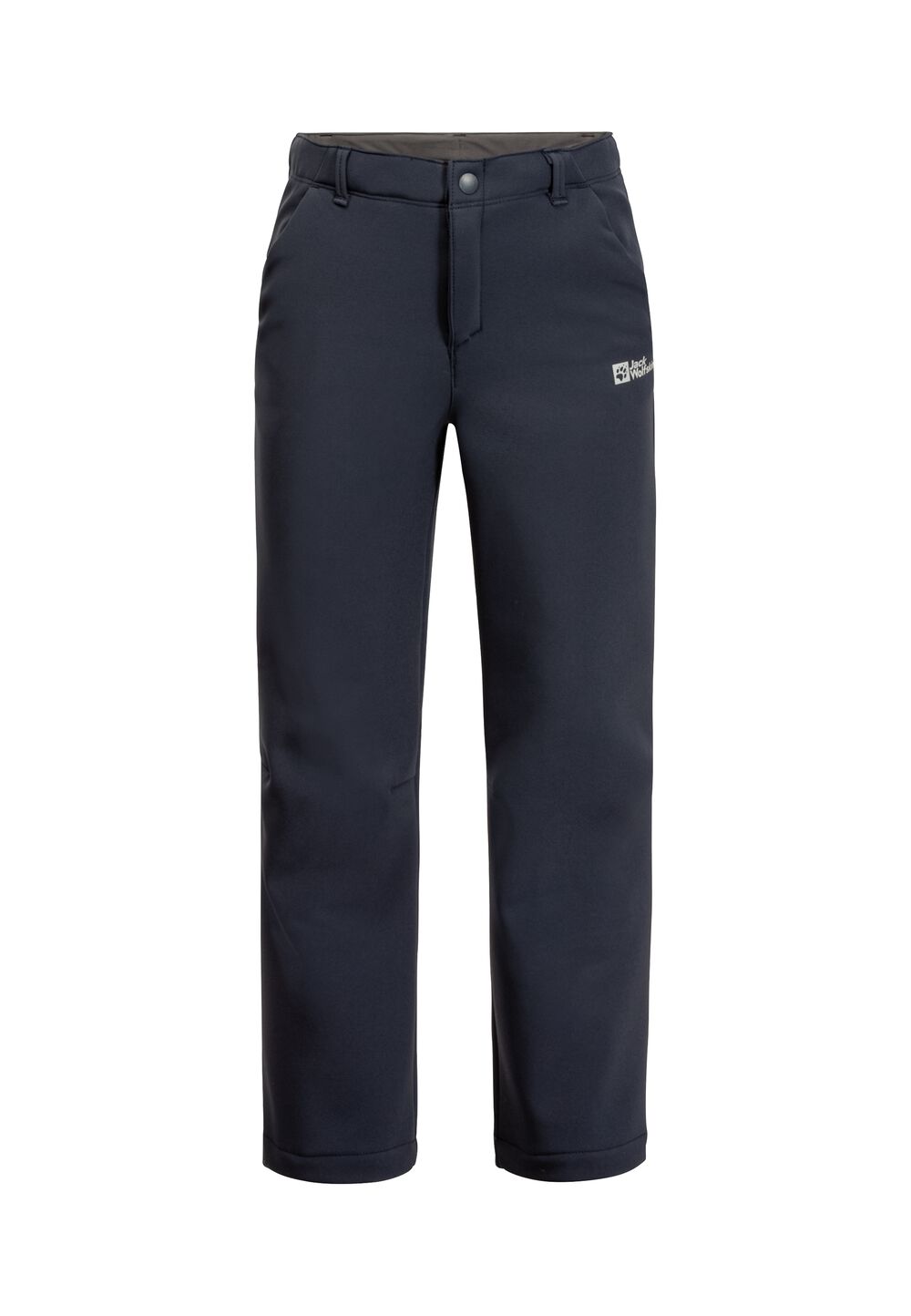 Jack Wolfskin Softshellhose Kinder Fourwinds Pants Kids 116 blau night blue von Jack Wolfskin