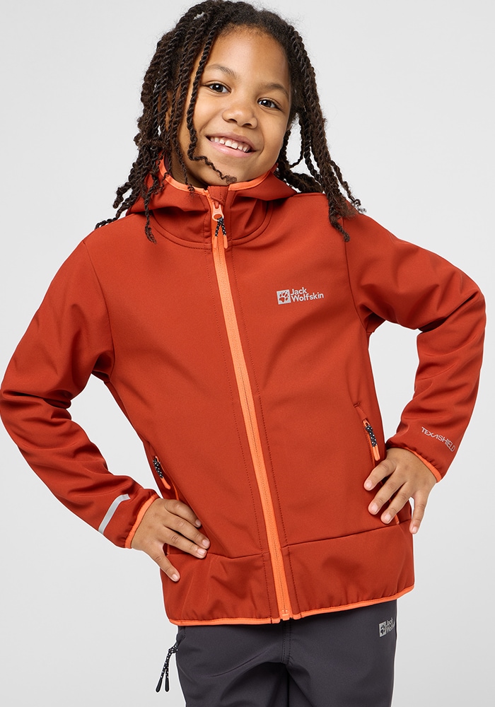 Jack Wolfskin Softshelljacke »ACTAMIC JACKET K«, mit Kapuze Jack Wolfskin Softshelljacke »ACTAMIC JACKET K«, mit Kapuze von Jack Wolfskin