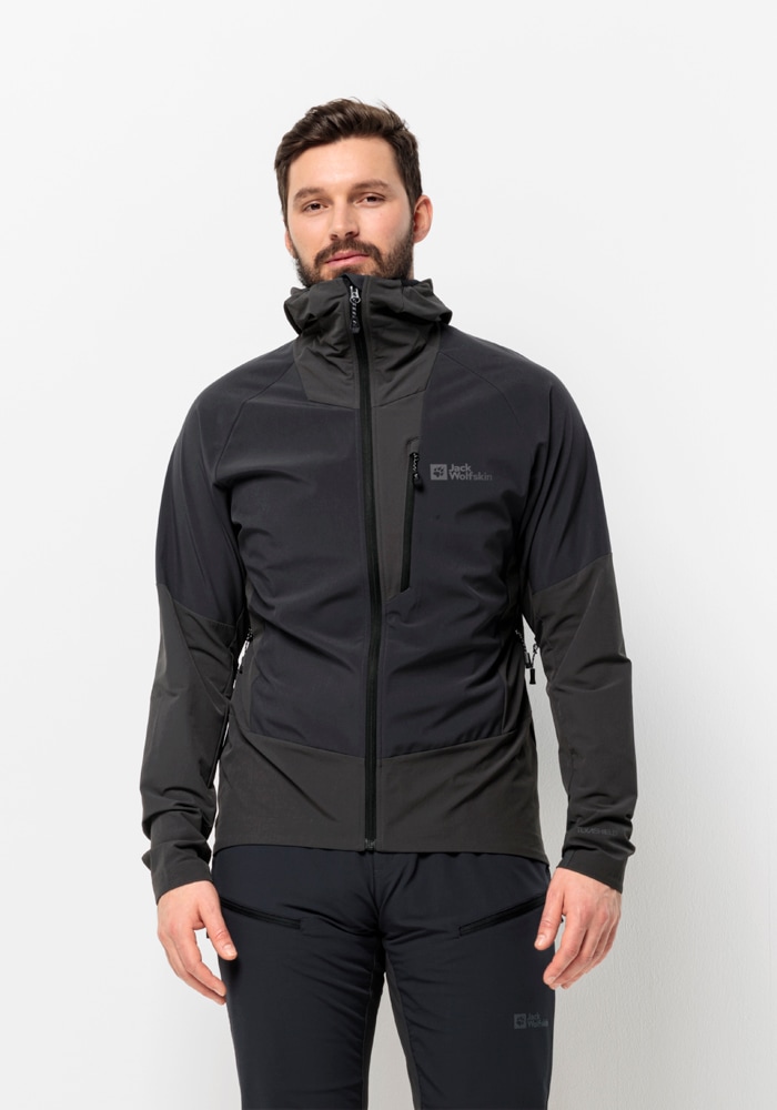 Jack Wolfskin Softshelljacke »ALPSPITZE HOODY M«, mit Kapuze von Jack Wolfskin