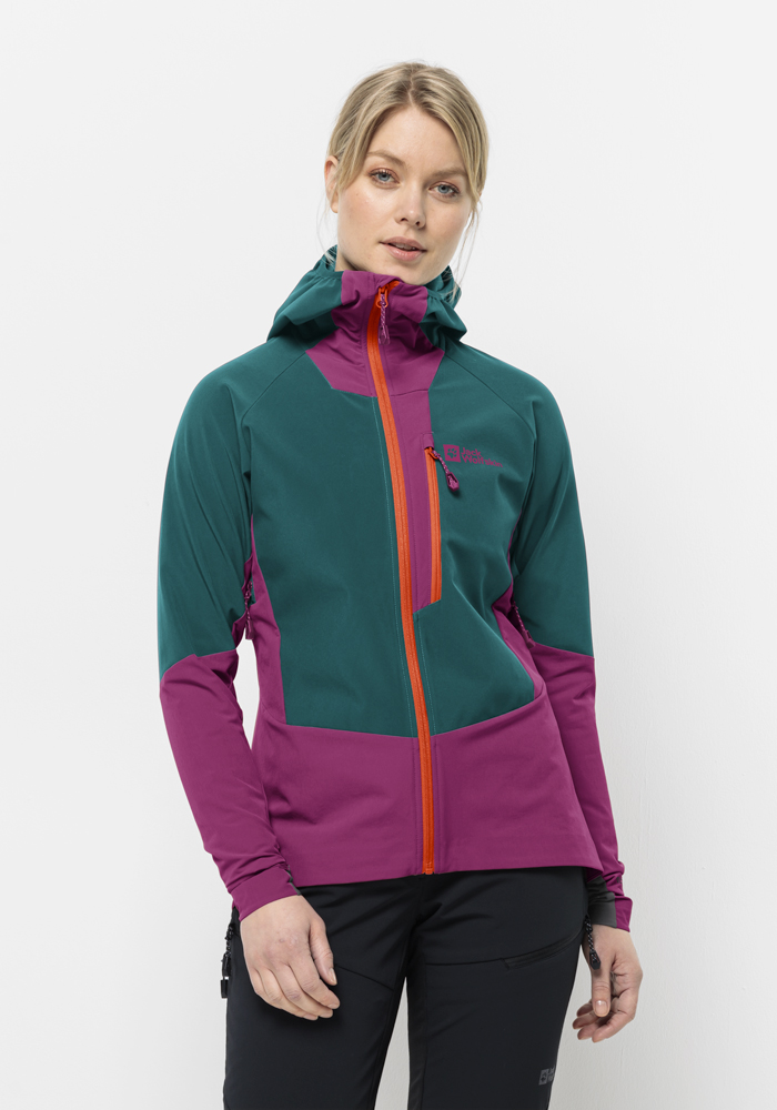 Jack Wolfskin Softshelljacke »ALPSPITZE HOODY W«, mit Kapuze Jack Wolfskin Softshelljacke »ALPSPITZE HOODY W«, mit Kapuze von Jack Wolfskin