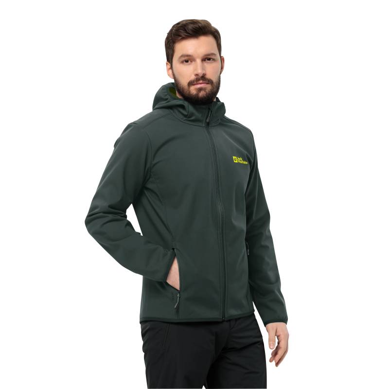 Jack Wolfskin Softshelljacke »BORNBERG HOODY«, mit Kapuze, winddicht, wasserabweisend von Jack Wolfskin