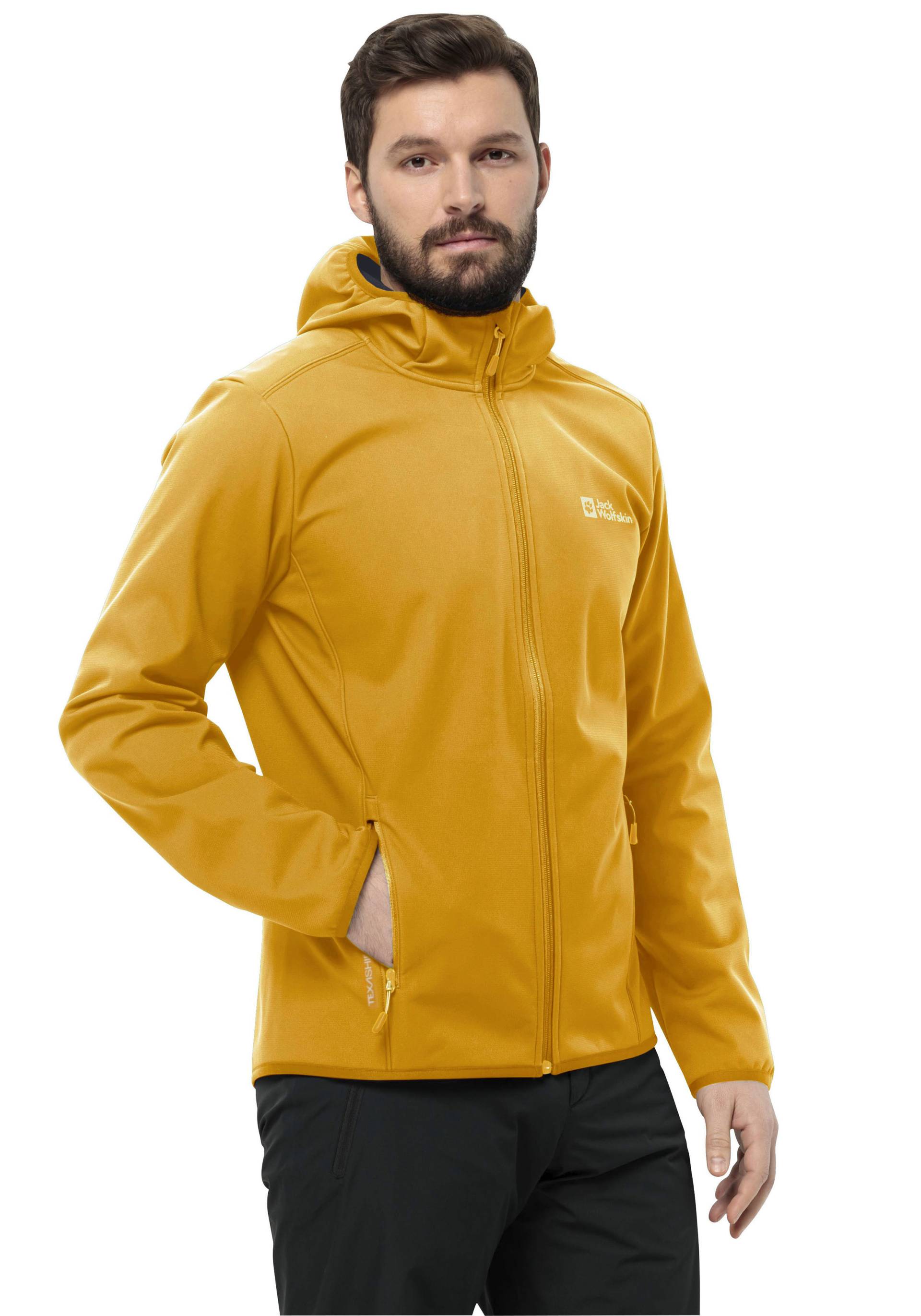 Jack Wolfskin Softshelljacke »BORNBERG HOODY«, mit Kapuze, winddicht, wasserabweisend von Jack Wolfskin