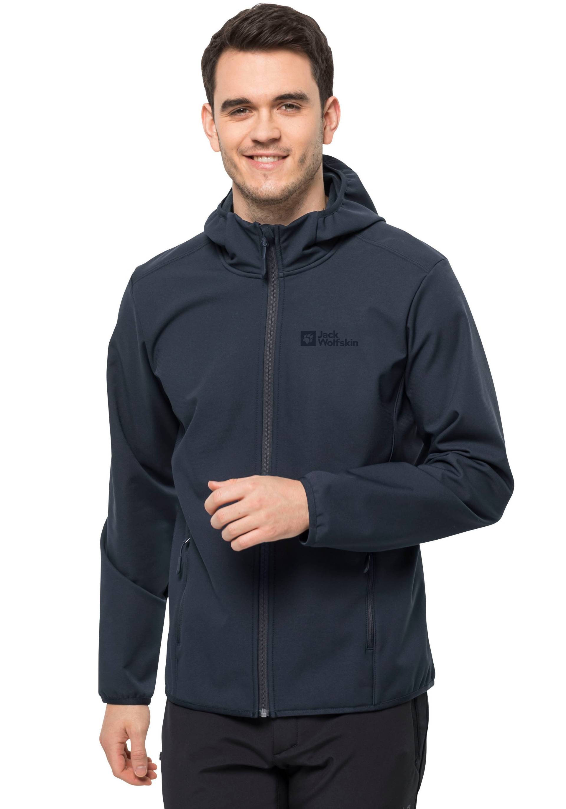 Jack Wolfskin Softshelljacke »BORNBERG HOODY M«, mit Kapuze, winddicht, wasserabweisend von Jack Wolfskin