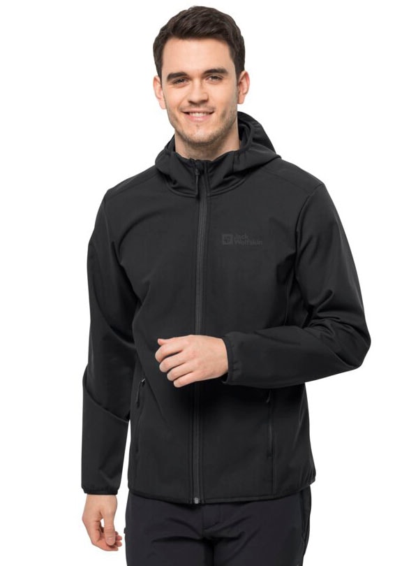 Jack Wolfskin Softshelljacke »BORNBERG HOODY«, mit Kapuze, winddicht, wasserabweisend von Jack Wolfskin