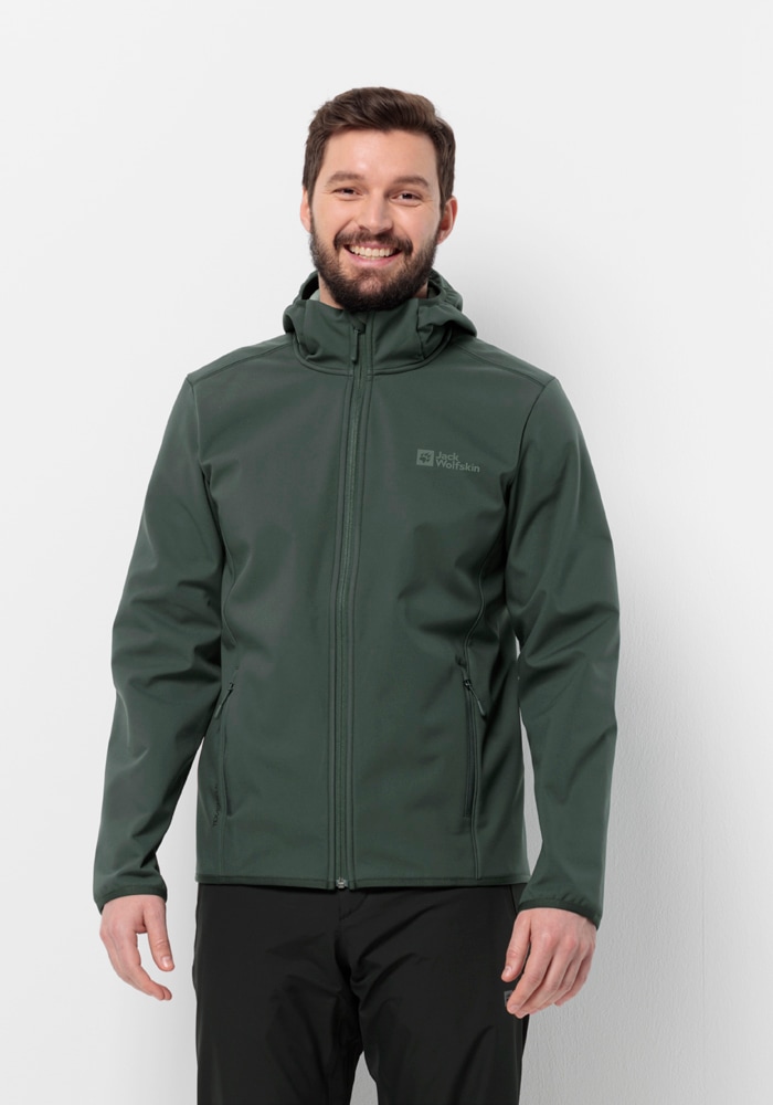 Jack Wolfskin Softshelljacke »BORNBERG HOODY M«, mit Kapuze von Jack Wolfskin