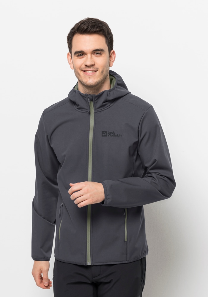 Jack Wolfskin Softshelljacke »BORNBERG HOODY M«, mit Kapuze von Jack Wolfskin