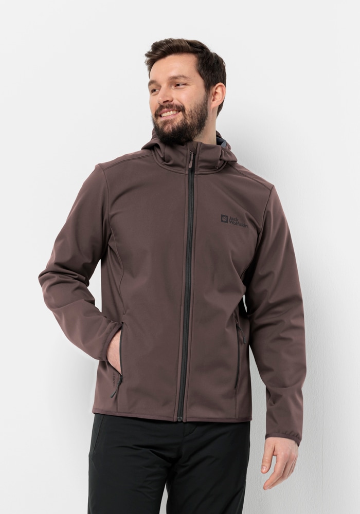 Jack Wolfskin Softshelljacke »BORNBERG HOODY M«, mit Kapuze von Jack Wolfskin